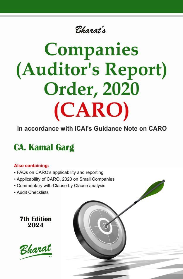 COMPANIES (AUDITOR’S REPORT) ORDER, 2020 (CARO)